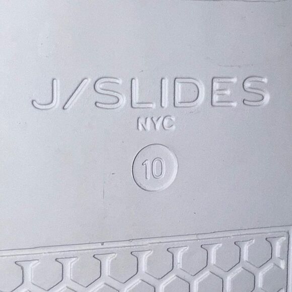 J/Slides Casual Embossed Snakeskin Sneakers Beige Suede Women's 10 - Picture 11 of 12